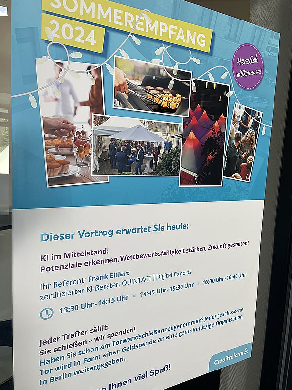 Impulsvorträge zu KI bei Creditreform